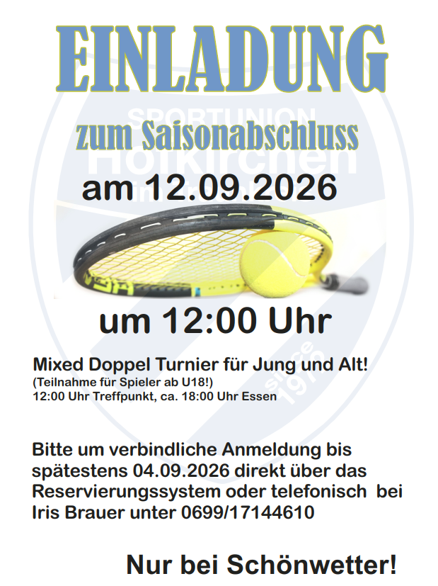 Saisonabschluss 2026